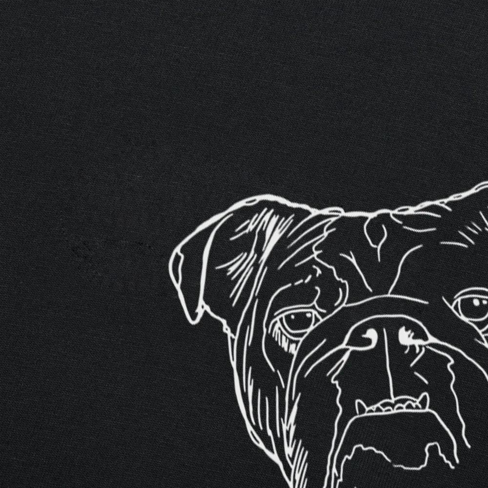 Lustige Englische Bulldogge T-Shirts Geschenke Hundegeburtstag Unisex Grafik Mode Neu Baumwolle Kurzarm O-Ausschnitt Harajuku T-Shirt