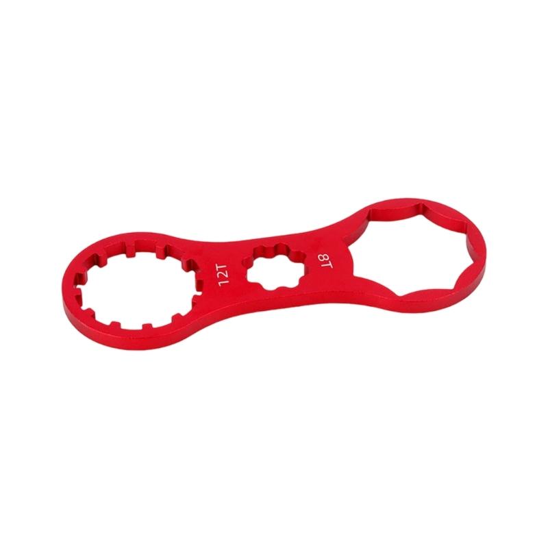 Aluminum Alloy Fork Wrench For Emergency Repairs And Routine Care Of Mountain Bike Suspension Systems Double Head Design