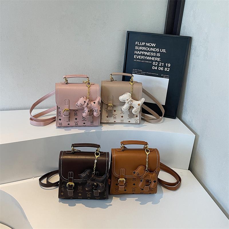 Advanced Texture Small Backpack for Women, New Korean Printed Casual Versatile Student Travel Backpack Trend