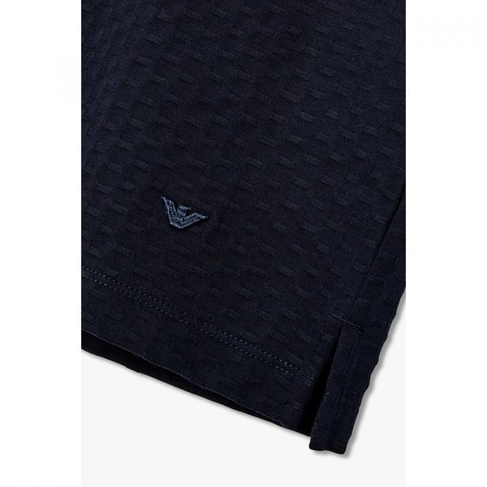 Emporio Armani 26 S S Men S Allover Pattern Polo Shirt  A516126002 