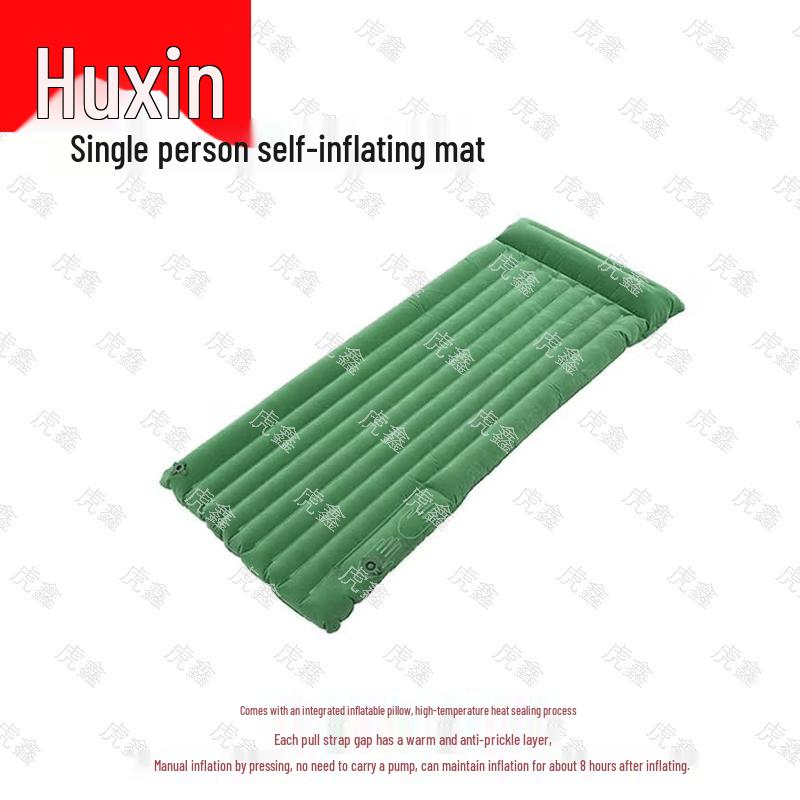 Portable Flocked Inflatable Camping Mat