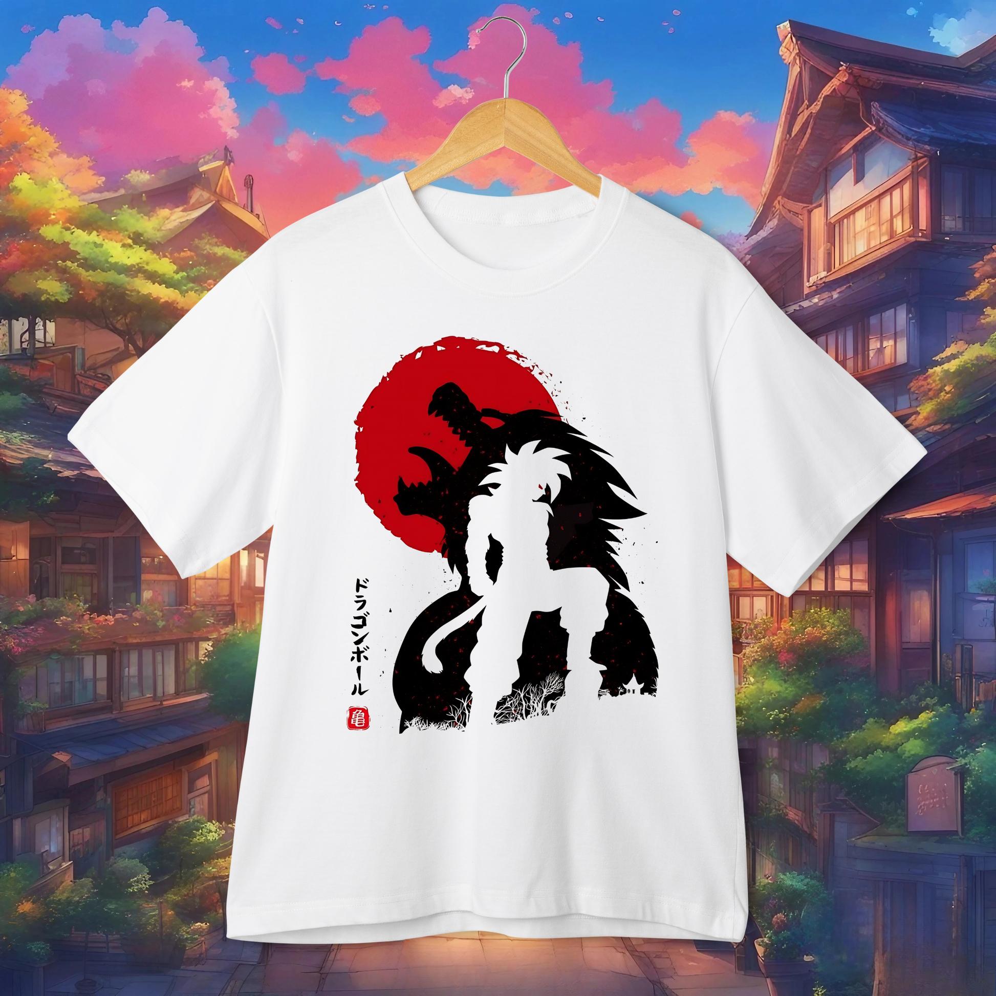 

Dragon Ball Goku Super Saiyan 4 Oozaru Red Sun Japanese Style T-Shirt Anime Streetwear Graphic Tee Men s Casual Top for Fans S разноцветный