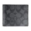 New PVC Wallet Men's Black & Gray F74993-CQBK
