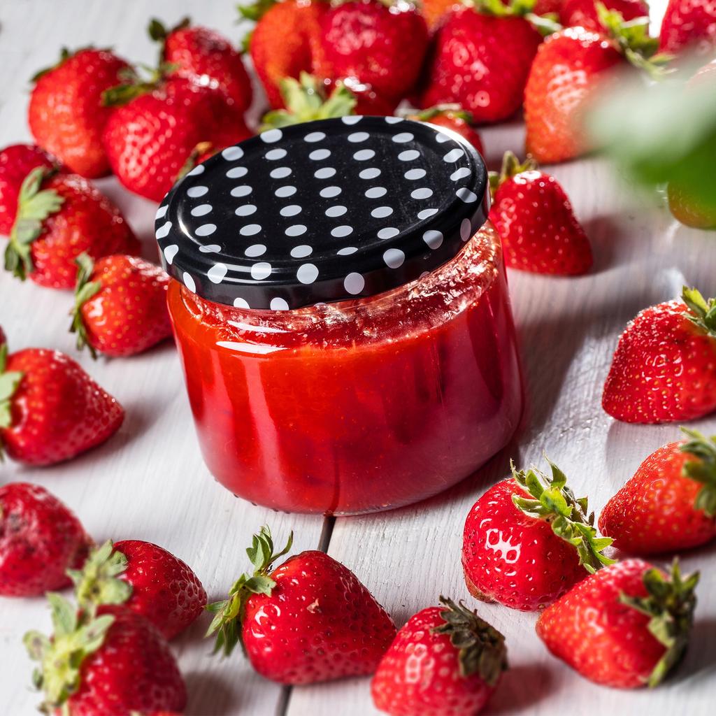 KADAX Sonka 330ml Preserve Jars 10pcs 82mm + Lids