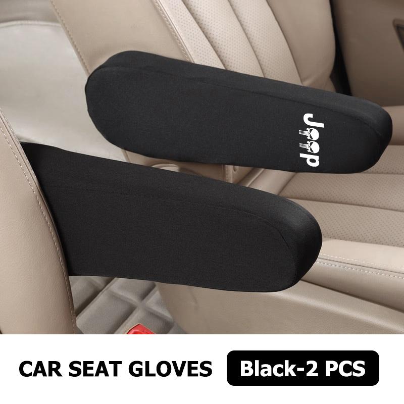 Car Armrests Cover Centre Console Front Seat Armrest Protector Accessories For Jeep Cherokee Wrangler JK Gladiator Compass AKQ1