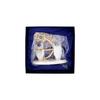 Gold Plated Krishna Ji Hand with Flute Figurine | 24K Gold Plated Lord Krishna Hand with White Resin Base