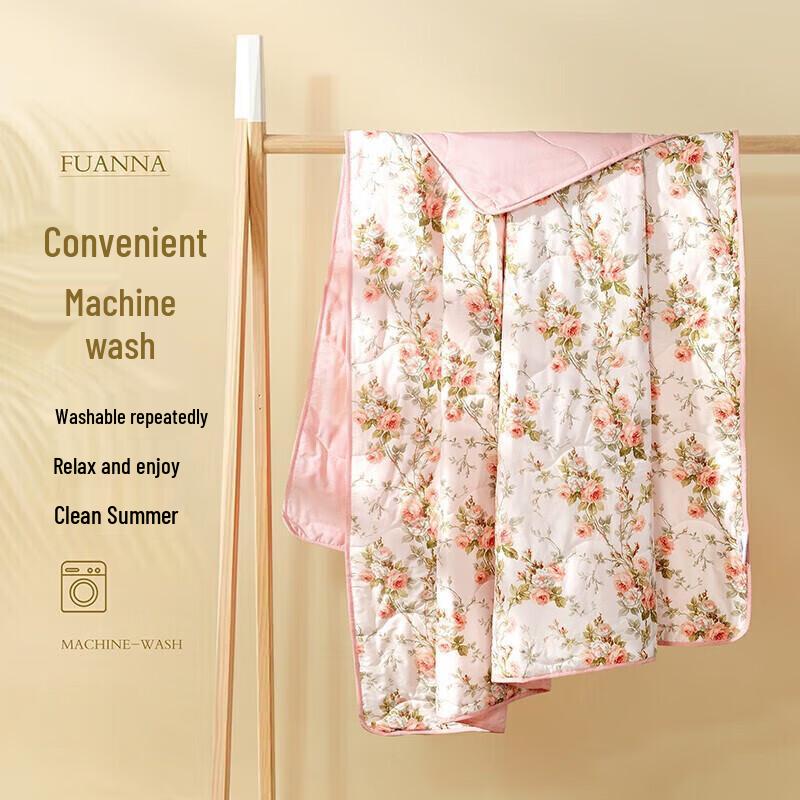 FUANNA 100% Cotton Summer Cooling Comforter