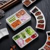Elegant Ceramic Multi-Compartment Dipping Dish