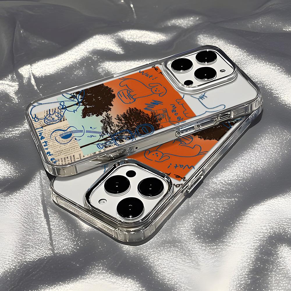 Transparent Phone Case for iPhone 11 12 13 iPhone 13 14 15 Pro 15 16 Pro Max Samsung A15 A16 A25 A26 A55 A56 S25 S24 S22 S23 Ultra S25 Edge
