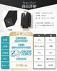 [SOMOTO] Men's Black Tie, Designed by Funeral Professionals, for Funerals, Weddings, and Other Formal Occasions. Plain, Matte Finish. Suitable for