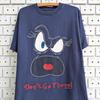 Vintage 1997 Don't Go There T-Shirt Face Offs Cartoon Graphic Living In Attitudes Tee Size L