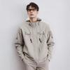 Jachetă Bărbați cu Glugă, Mânecă Lungă, Rezistentă la Vânt, Impermeabilă, Windbreaker cu Design Multi-Buzunar, Îmbrăcăminte Exterioară Stil Sport Casual