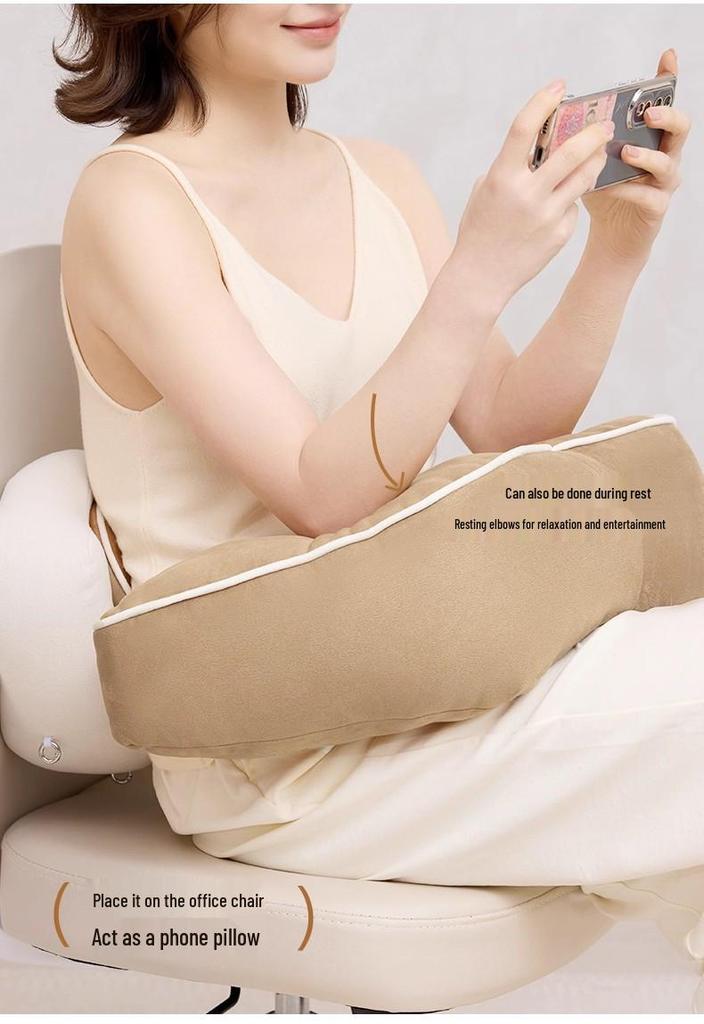 Ergonomisches Lendenwirbelstützkissen für Bürostuhl und Arbeitsplatz - zum Sitzen oder Liegen