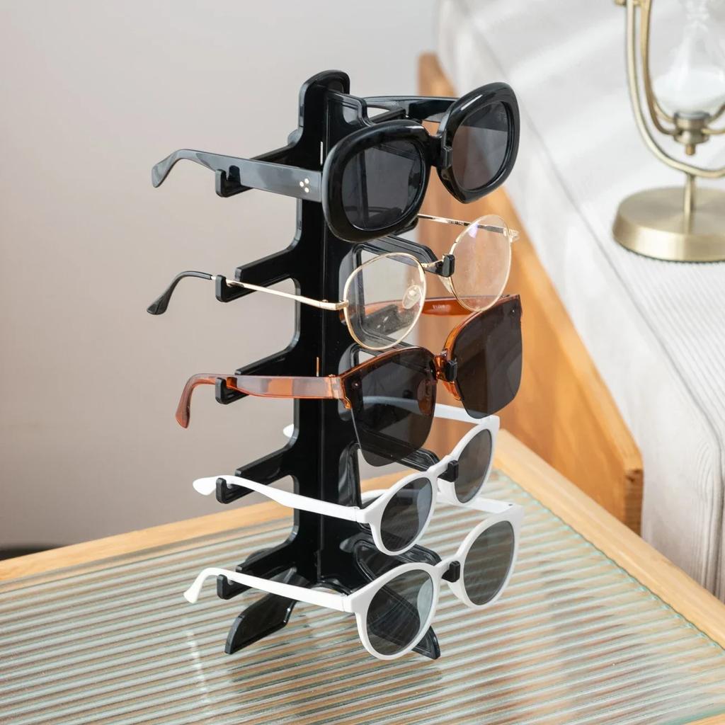 Colored Transparent Plastic Spectacle Frames Sunglasses Display Stands Sunglasses Display Stands Counter Display Stands