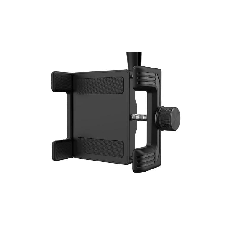 Auto Clamping Phone Holder for Car Rearview Mirror Antislip Silicone Universal Mount with 360 Rotation