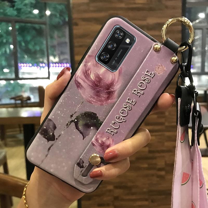 Durable Dirt-resistant Phone Case For Blackview A100 Waterproof Wristband Protective Fashion Design Phone Holder Ring