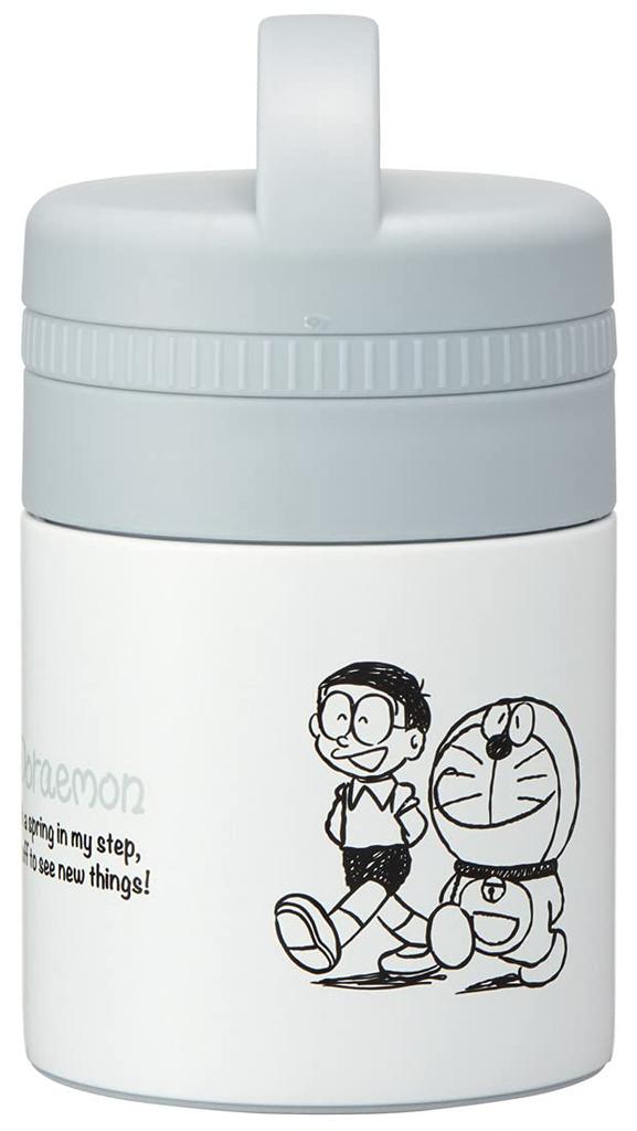 Skater Antibacterial Insulated Soup Small Sanrio 180ml Jar, Size, "I'm Doraemon" Design, (LJFC2NAG-A)