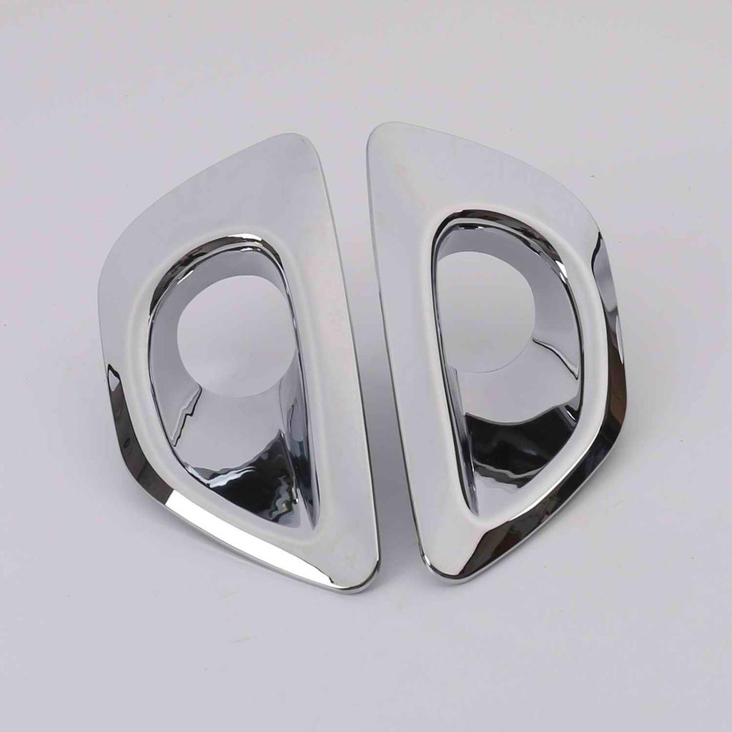 For Jeep Grand Cherokee 2010-2013 2014-2017 2018 ABS Chrome Front Fog Light Lamp Foglight Frame Cover Car Styling Accessories