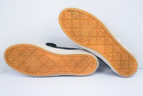 Comme des Garcons Shirt Canvas Sneakers 27 Black Shoes Trainers Boots(USED)