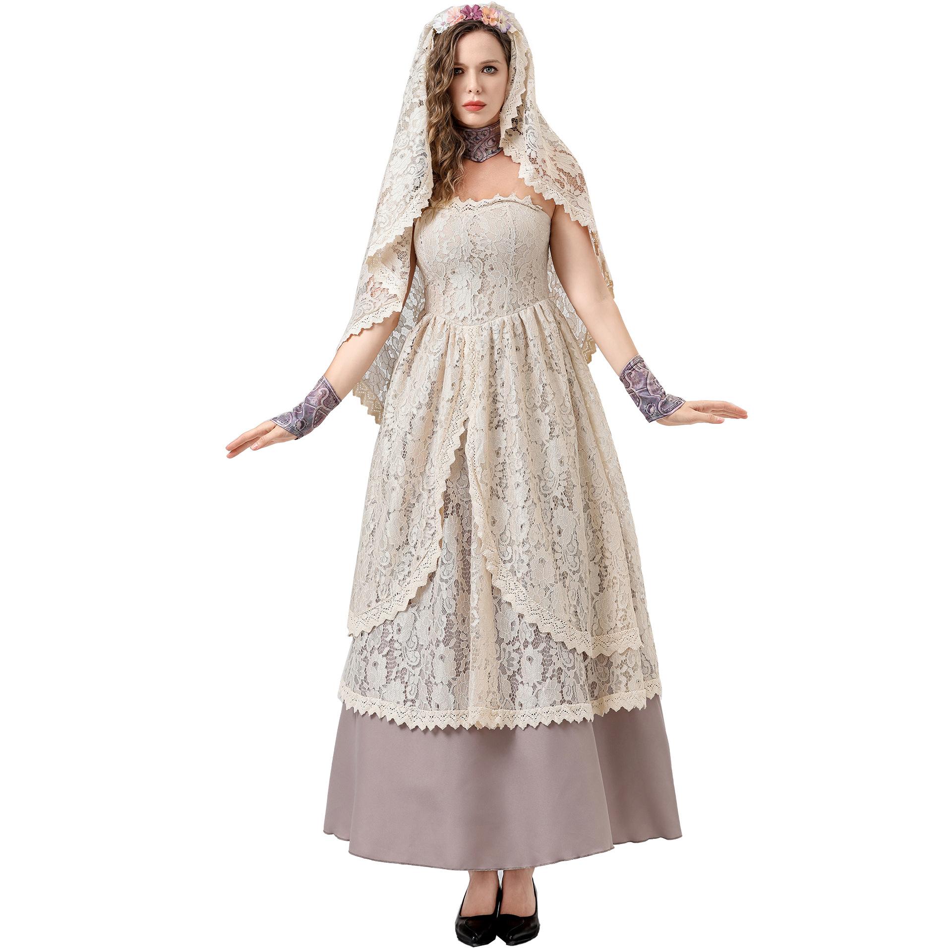 

New Vampire Bride Costumes, Holiday Party Uniforms, Halloween Costumes XXL