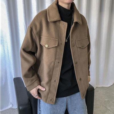 Jacket Men's Spring Versatile New Cotton Clothing Men's Thickened Casual Jacket