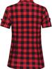2026 Spring/Summer Women's Black and White Plaid Short Sleeve Loose Slimming Retro Top
