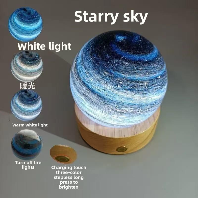 

Крутой Звездный Свет Вселенной Планета Ночник Сон Ночь с Романтической Атмосферой Студенческое Общежитие Ночник Земля Starry Sky
