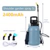 5L Electric Sprayer Rechargeable Automatic Atomization Plant Sprayer Gardening Irrigation Sprinkler Shoulder Type Watering Can