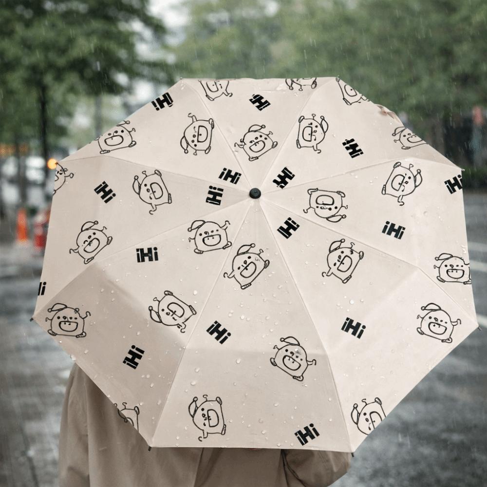 Fully Automatic UV Protection Umbrella Cartoon Pattern Sun Protection Umbrella  Travel