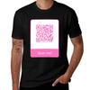 Rick Roll Rosa QR T-Shirt Arbeitsstil Lässiges T-Shirt