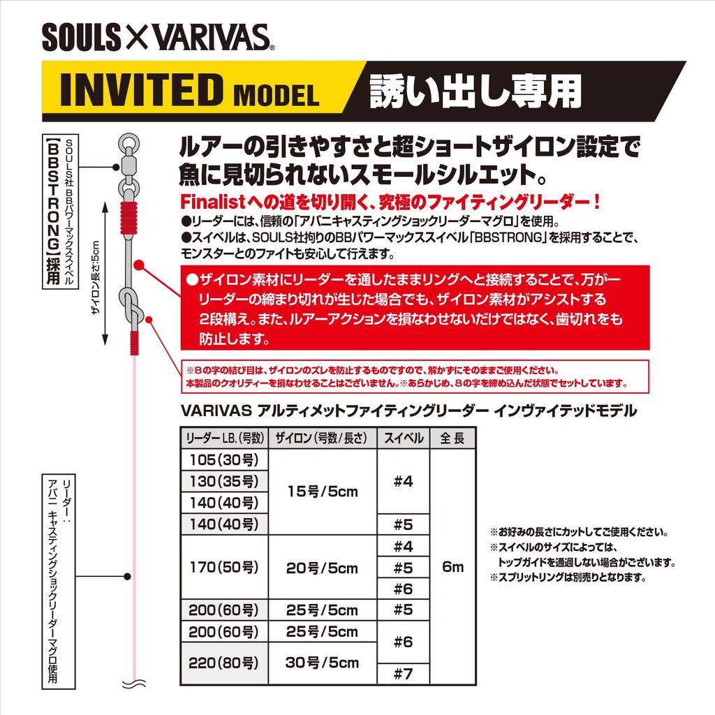 VARIVAS Ultimate Fighting Leader Eingeladenes Modell Köder (Nur für) 200LB-#5