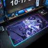 skirk Mouse Pad RGB Gaming Mousepad Big LED Pad PC Desk Mat Luminous Mouse Pad Large Keyboard Mats Table Rug With Backlit