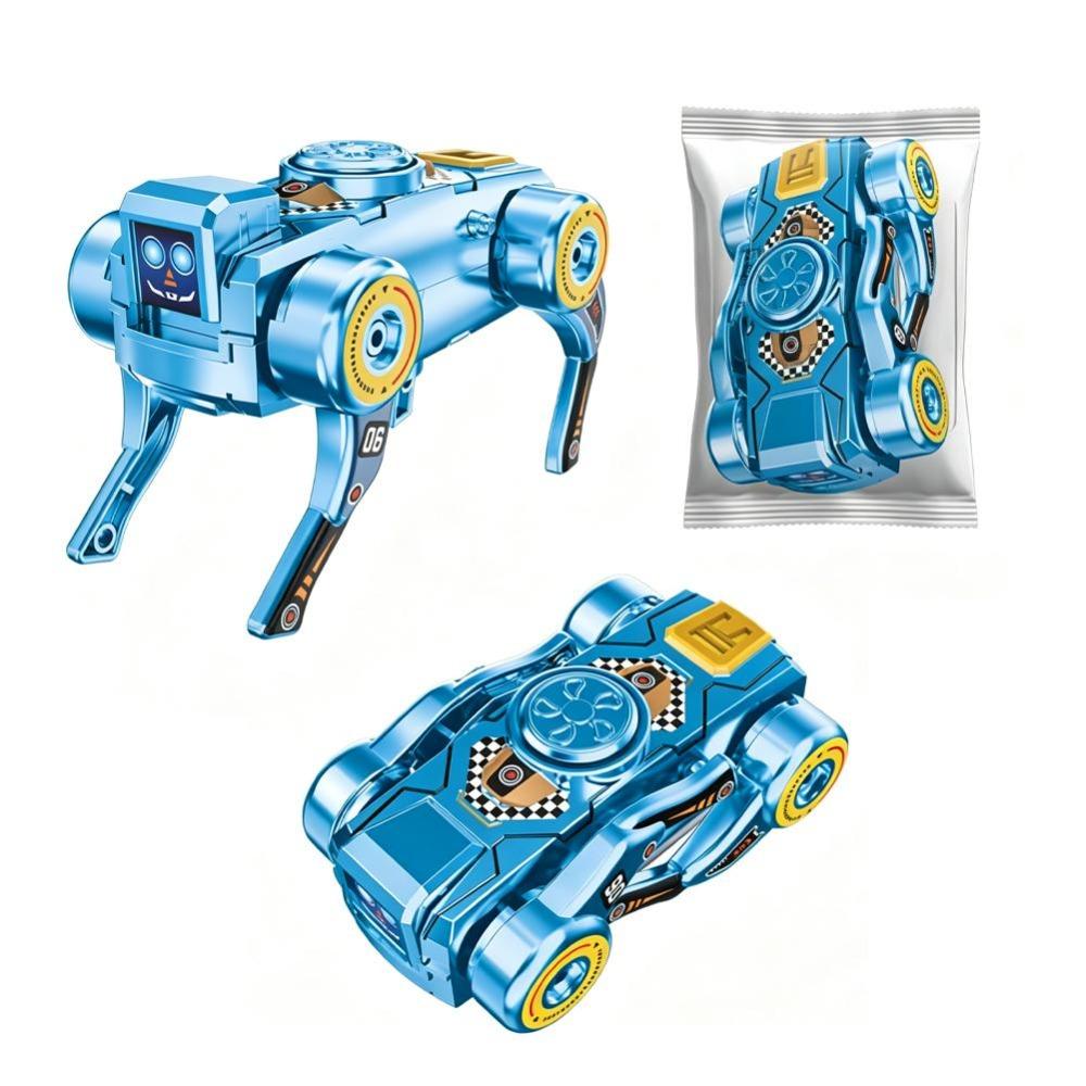 360° Rotating Robot Dog Fidget Gyro Creative Deformed Deformed Mechanical Dog Fidget Toys  Desk Toy синий
