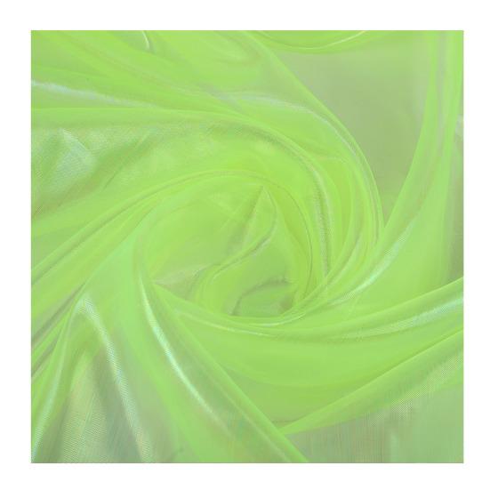 Organza Fabric for Wedding Decorations Party Wear, 2 Yards Long 59-Inch Wide, Rainbow Holographic Gauze for DIY Photography Backdrops, Personalized