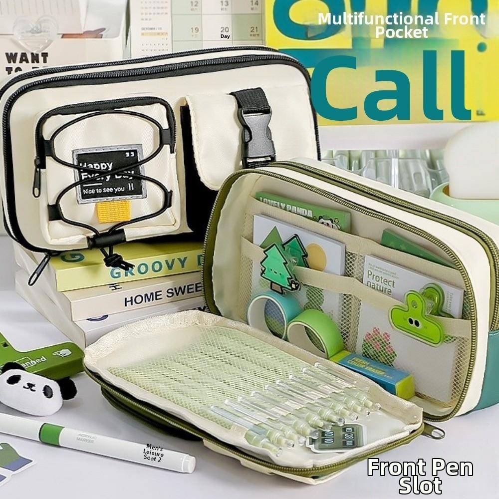 Dirt-resistant Pencil Pouch High Appearance Pen Bag Student Stationery Bag  Schools Supplies