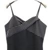 Louis Vuitton Cami One Piece M Black Series Back Zip Women Used