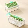 Flip Ice Mould Storage Box Plastic Ice Cube Molds Creative 32 Grids Ice Cube Tray  Refrigerator