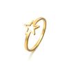 Stainless Steel Star Rings for Women Aesthetic Party Jewelry Gift for Friend