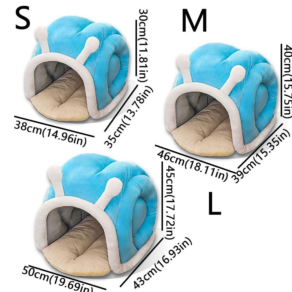 Cartoon Dog House Warm Cat Sleeping Bag Washable Kitten Cave  for Kitten Puppy Cats