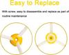 3 Arm Seitenbürsten-Set für iRobot Roomba 500 & 600 & 700 Serie 600 610 620 760 770 780 Staubsauger Ersatz-Set