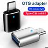USB 3.0 OTG Adapter USB-C To USB A Converter Suitable for Macbook Samsung Xiaomi Huawei LED USBC OTG Connector 3