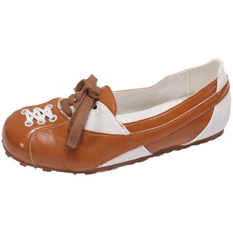 Silver single shoes Dexun shoes women's new ballet shoes summer breathable casual sports shoes thick baseplate shoes