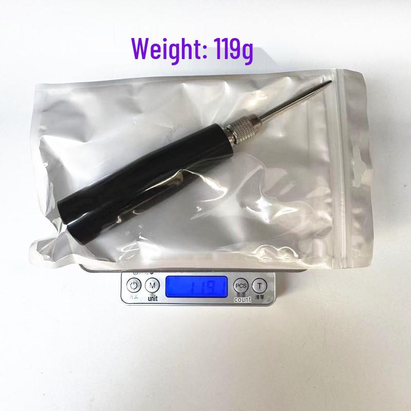 Durable Black Aluminum Alloy Badminton Racket Stringing Tool with Detachable Handle