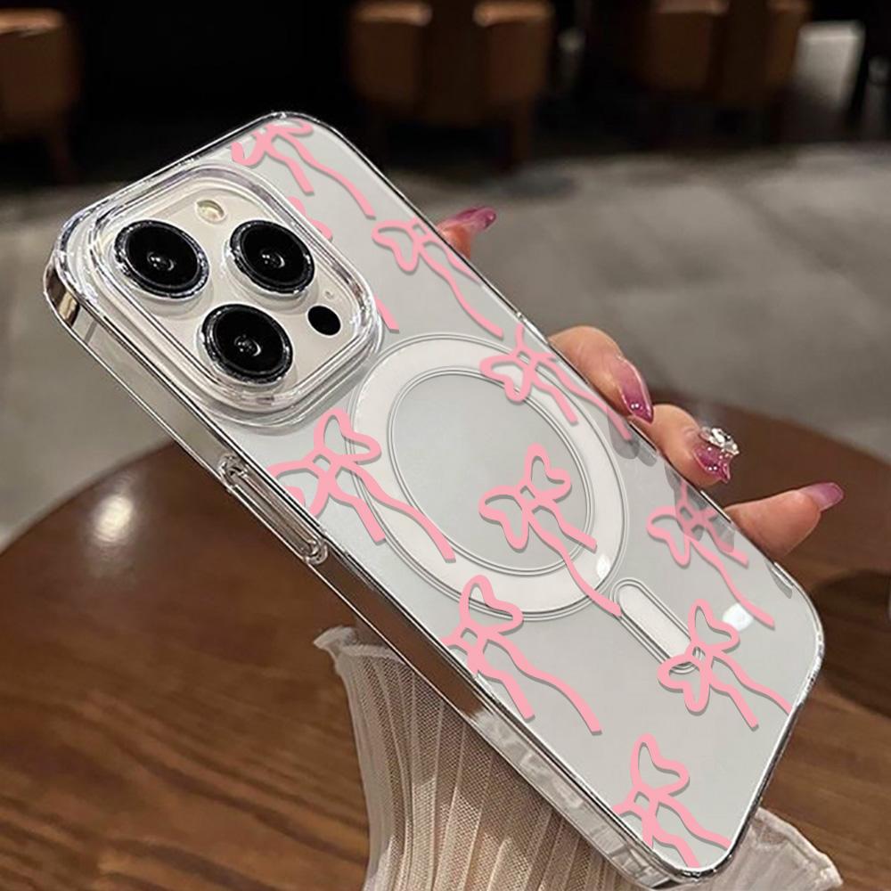 Magnetic Phone Case for iPhone 12 14 16 17 Pro 17 16 15 14 13 12 Pro Max  12 13 14 15  16 High Quality Shockproof Shell Full Protection Cute Style