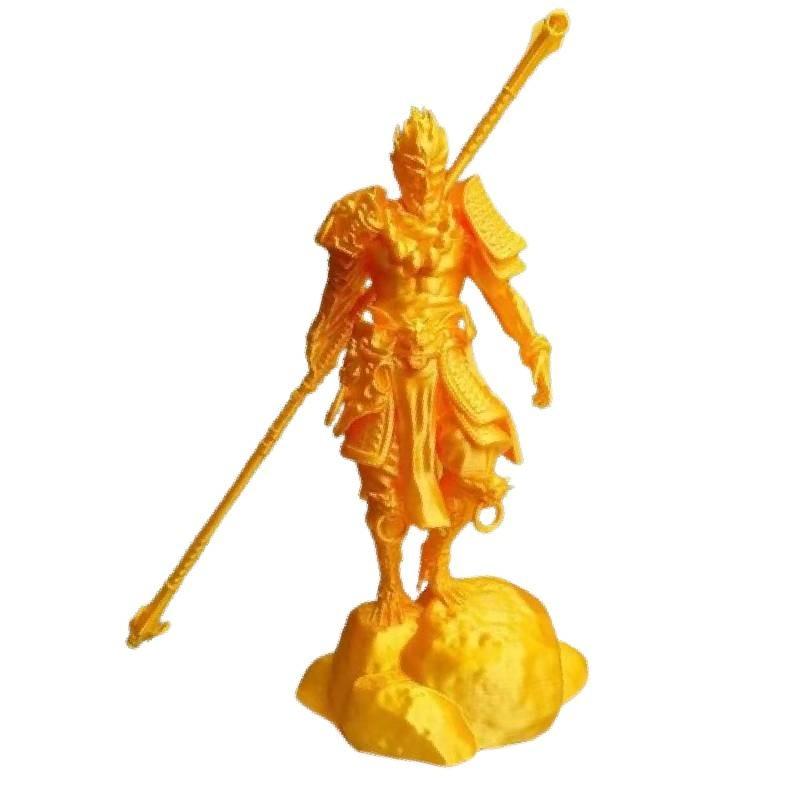 3d Manufacturer Direct Wholesale Black Myth Wukong Statue Chinese Son Goku Keychain Model