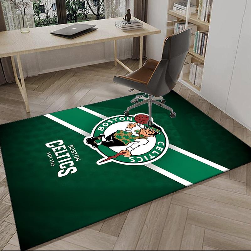 Celtics Logo Carpet, Kitchen Rugs, Yoga Mat, Non-Slip Mats, Rug for Bathroom, Living Room bedroom, Camping Rugs Christmas Gift
