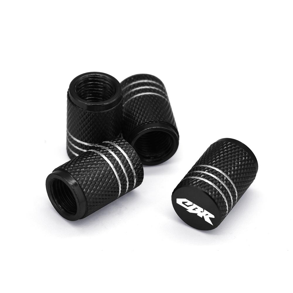CBR Motorcycle Tire Valve Air Port Stem Cover Cap Plug CNC Aluminum Accessories For Honda CBR125 250 250R CBR600 F2 F3 F4 F4i