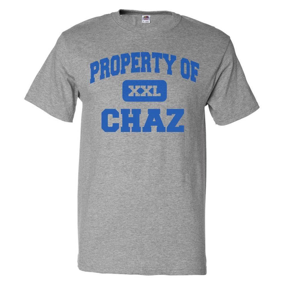 Property of Chaz T shirt Funny Tee L