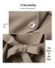 2024 Autumn British Style Women's Windbreaker: Fashionable, Slim Waist, Lapel Short Coat