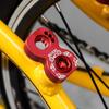 8-shaped Bicycle Parts Extension Seat Half Car Load Universal V Brake Converter Adapter Black/Red Durable V Brake Extender